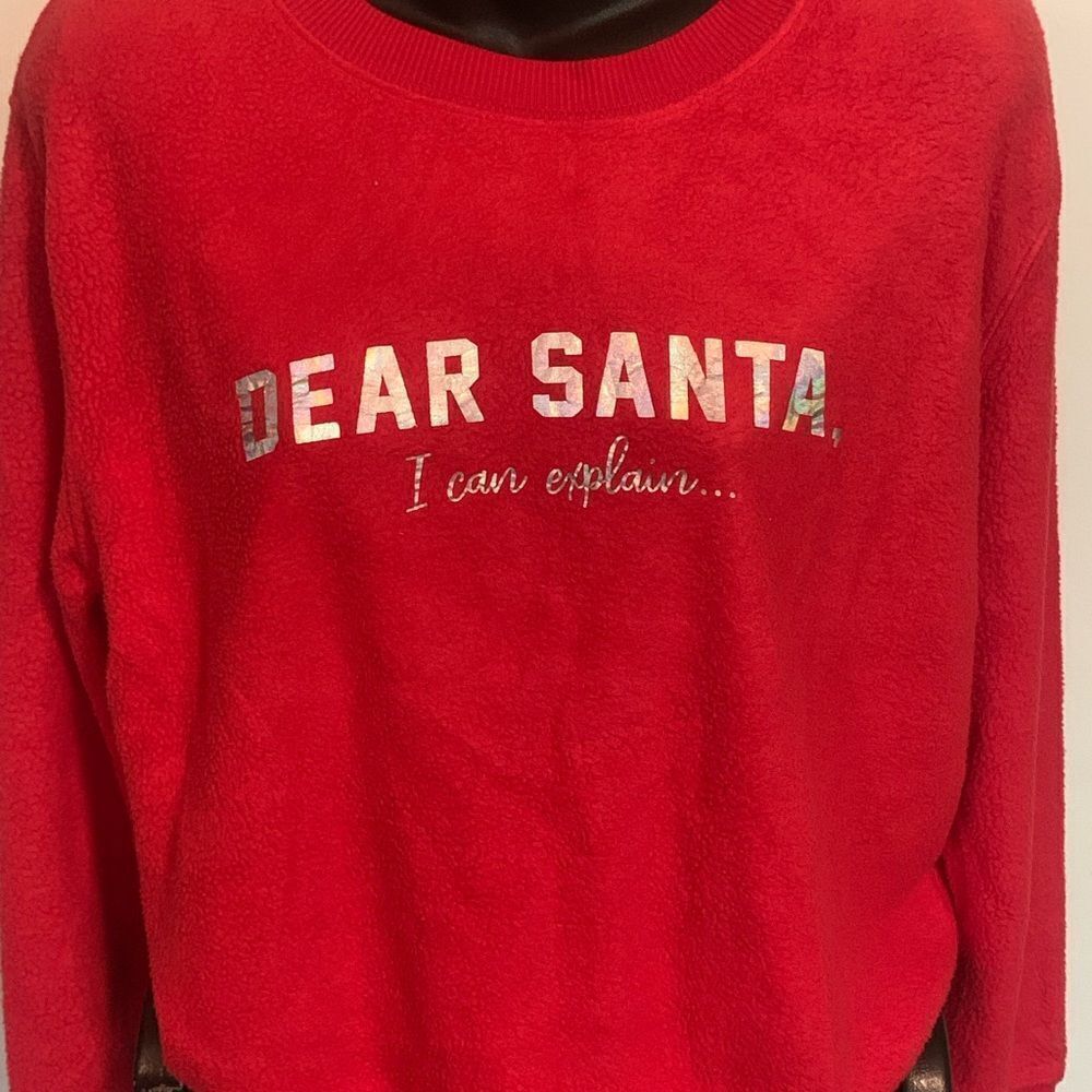 Dear Santa sweatshirt by No Boundries Size M (7-9)